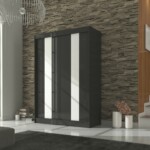 Czarny+Biały Lacobel 150