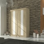 Sonoma+Biały Lacobel 150